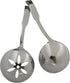 NAJMECHOY 2 Pieces Slotted Spoon and Soup Spoon 304 Stainless Steel Thicken , Serving Spoons, Mirror Finish