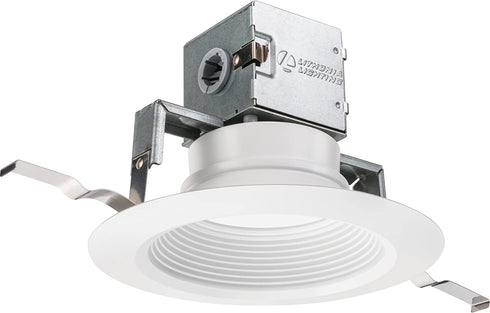 Lithonia Lighting RD 30K 90CRI MW M6 6JBK Canless Kit 6" Baffle, Round, 3000 K, 90 CRI, Matte white, 6