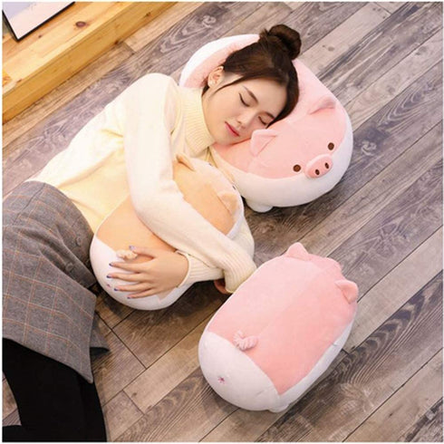 Auspicious Beginning Stuffed Animal Plush Pig Toy Pig Pillow Gifts for Kids/Couples Big Hugging Plush Pillow Stuffed Plush Pillow for Pig?15.8?