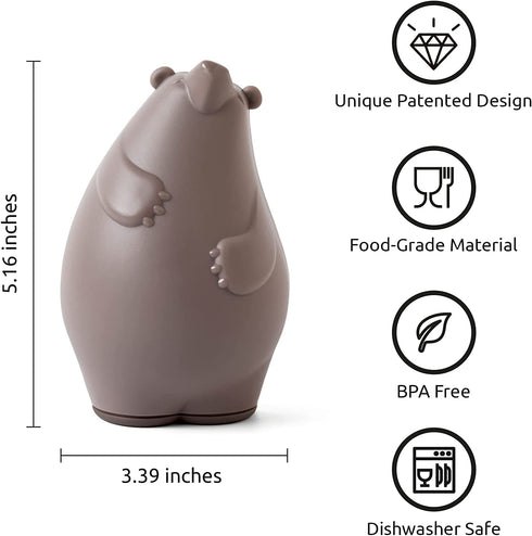 OTOTO Barry The Box Cheese Grater - Compact Stainless Steel Grater, Kitchen Grater, Cheese Shredder, Vegetable Grater, Food Grater & Shredder - Fun Kitchen Gadget