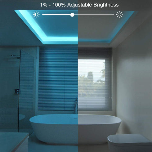 Led Strip Lights 50ft, Led Lights for Bedroom with Remote and Bluetooth App Control, Music Sync RGB Color Changing Led Light Strips for Room, Bedroom, Kitchen