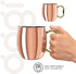 Oggi Moscow Mule Copper Plated Mug with EZ-Grip Handle, 20-Ounce