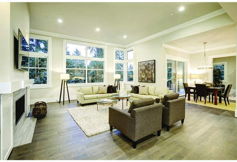 HALO HLB6 3000K Color Temperature New Construction or Remodel Canless Recessed Integrated LED Kit, White, 6 in.