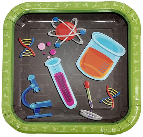 Science Party Value Party Supplies Pack (for 16 Guests) Science Party Decorations Scientist Birthday, Science Birthday Plates Napkins Tableware Lab Scientist Theme Birthday, Blue Orchards