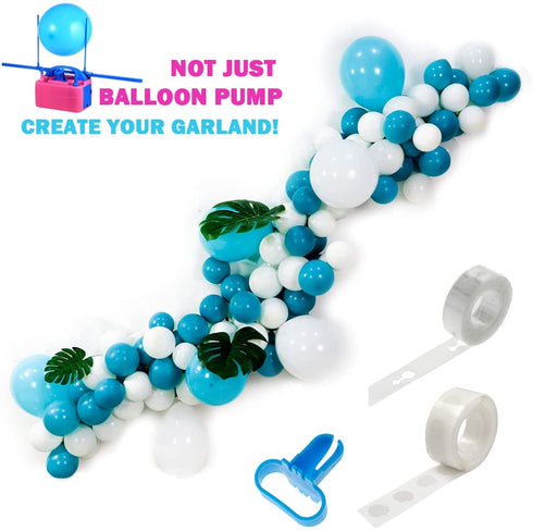 Party Zealot Electric Balloon Inflator Dual Nozzles with Balloon Sizer Air Pump US Standard Plug for Balloon Arch, Balloon Column Stand, and Balloon Decoration