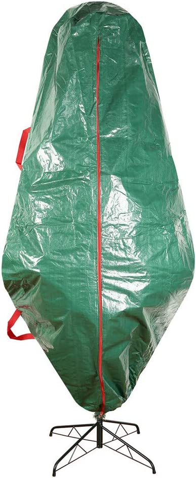 Upright Christmas Tree Storage Bag Tear Proof Material for Extra Durability Holds up to 7.5 Foot Assembled Trees