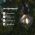 Outdoor String Lights 30+3 G40 Globe LED Bulbs, Panaromia 41FT Waterproof Shatterproof Patio Hanging Lights for Indoor Outside Garden Home Christmas Xmas Warm White