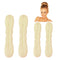 Styla Hair Magic Bun Maker (2 Small, 2 Large) Foam Sponge Bun Shaper Hair Accessories (Blonde)