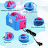 Gifts2U Electric Balloons Pump with Balloons and Rose Gold Pennant Balloon Pump Kit Portable Dual Nozzle Decorating Strip Kit, Metal Balloon Glue Balloon Tying Tool 110V 600W for Party Decoration