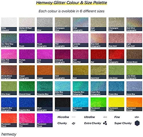 Hemway Glitter Paint Additive Sample - Mother of Pearl - Mix with Emulsion Water Based Paints Wall Ceiling Glitter Paint - 10g / 0.35oz