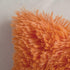 MIULEE Pack of 2 Luxury Faux Fur Fluffy Throw Pillow Covers Set Soft Deluxe Decorative Plush Fleece Pillowcases for Cushion Couch Sofa Bedroom Home 24 x 24 Inch Orange