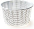 Panificio Premium 1-oz Baking Cups: Small-Pleated Ridge Cups Perfect for Muffins, Cupcakes or Mini Snacks - Black and White Press Print Design - Disposable and Recyclable - 200-CT - Restaurantware