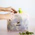 Food grade Silicone Storage Bags 5 pcs Leakproof Reusable Storage Bag set Sandwich Bag and Cooking Bag Snack Bags Dishwasher Oven and Microwave Safe Silicone Containers