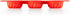 Lekue Savarin 6 Cavity Bundt pan, Red
