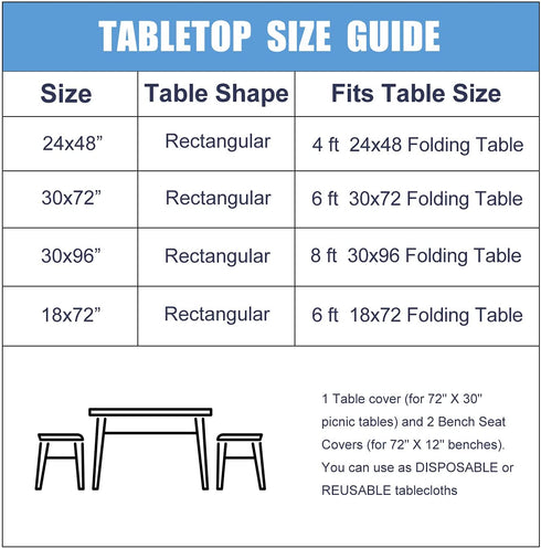 Fitable Outdoor Indoor Picnic Table Cover Waterproof Vinyl Fitted Table Cover with Bench Covers 3pcs Set Flannel Backing Tablecloth 30"*72" for Picnic/Travel/Holiday/Party/Folding Table Silver Grey