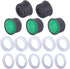 5 Pack 0.5 GPM Regular Size Water-Saving Sink Faucet Aerator Insert Replacements, Flow Restrictor Sink Faucet Aerators Replacement Parts for Bathroom or Kitchen by NIDAYE