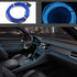 ABALDI El Wire, Interior Car Lights, Car LED Lights Inside Your Car for Car Interior Decoration(3m/9ft, Blue)
