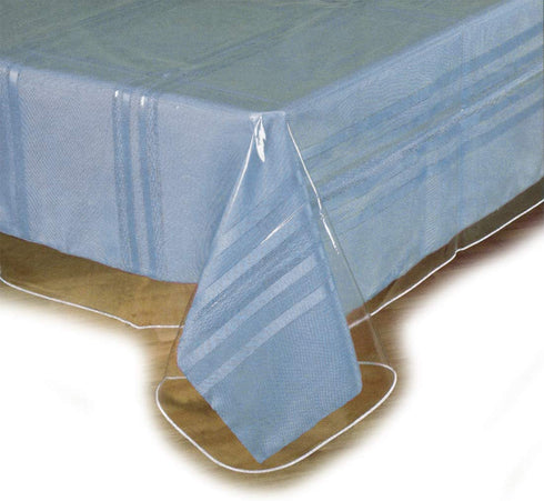 Clear Plastic Tablecloth Protector, Table Cloth Vinyl (60" x 90")
