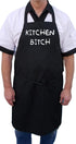 Kitchen Bitch Funny Black Apron for Cooking