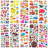 Kids Stickers 1000+, 40 Different Sheets, 3D Puffy Stickers for Kids, Bulk Stickers for Girl Boy Birthday Gift, Scrapbooking, Teachers, Toddlers, Including Animals, Stars, Fishes, Hearts and More