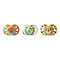Tommee Tippee Day and Night Pacifiers, Symmetrical Design, BPA-Free Silicone Binkies, 18-36m, 3-Count, Colors and Designs May Vary
