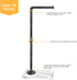 MOOACE Industrial Toilet Paper Holder Stand, Paper Pipe Tissue Roll Tower Holder for Bathroom, Washroom White Gray