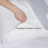 PHF 100% Cotton Waffle Pillowcases Standard Size, 2 Pack Soft Breathable Skin-Friendly Pillow Sham,Decorative Waffle Weave Pillow Case Covers, 20" X 26", No Filling, White