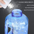 Half Gallon Water Bottle, 84oz Water Bottle BPA Free Dishwasher Safe Hydration with Motivational Time Mark Leak-Proof 2.5L Water Bottle for Camping Workouts