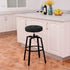 baibu Bar Stool Cushions, Super Breathable Round Bar Stool Covers Seat Cushion Round with Elastic Black 13" - One Cushion Only
