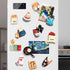 12pcs Food Magnets for Fridge Magnets Decorative Kitchen Magnets Cute Magnets Food Refrigerator Magnets for Kitchen Home Decor,Strong Resin Magnets Home Decor Office