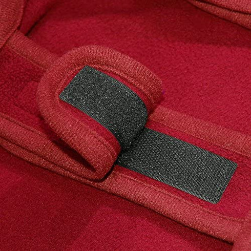 Best Pet Supplies 251-RD-L Voyager Windproof Fleece Pet Jacket, Large, Red