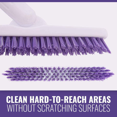 Fuller Brush Tile Grout E-Z Scrubber Replacement Head- Cleans Kitchen, Shower, Tub & Tile - Purple