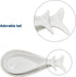 Fish Spoon Rest Ceramic for Kitchen Set of 2, White