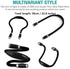 LED Book Light Reading Light Neck Hug Light Knitting Lamp with 4 LED Hands Free 3 Adjustable Brightness Flexible Portable for Craft Reading Walking