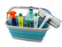 SAMMART 11.6L (3.06 Gallon) Collapsible Rectangular Handy Basket / Bucket (Bright Blue, 1)