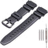 MCXGL Natural Resin Replacement Watch Band for Casio AE-1200 SGW-300H MRW-200H W-735H Waterproof Rubber Strap