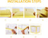 Baby Shower Decorations Gold Transparent Balloons Decor Baby Box Baby Blocks Decorations for Baby Shower Boy Girl 1st Birthday Party Decorations by QIFU (Gold Transparent Baby Blocks)