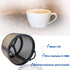 Reusable Mesh Ground Coffee Filter Basket Compatible with K-Duo Essentials and for K-Duo Brewers Machine, Coffee Cup Pod for K Cup and Cleaning Brush