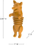 TrueZoo Corki Bottle Stopper, Corgi Animal Cork, Novelty Wine Stopper, Silicone, Set of 1, Orange