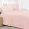 Home Essentials Ultra Soft Hypoallergenic Wrinkle Resistant Double Brushed Microfiber Sheet Set, Blush, Full