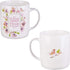Christian Art Gifts Ceramic Coffee/Tea Mug Set for Women | Inspirational Watercolor Flowers Design Bible Verse Mug Set | Boxed Set/4 Coffee Cups