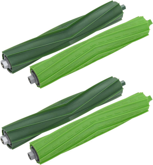 LOVECO 2 Set Replacement Rubber Brush Compatible for iRobot Roomba E Series E5 E6 j Series j7 j7+ i Series i7 i7+ i7 Plus i3 i3+ i4 i4+ i6 i6+ i8 i8 Plus Vacuum Cleaner