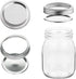 32 oz Mason Jars Wide Mouth with Airtight Lids, Pickling Mason Jars Glass for Food Storage, Canning, Fermenting Fruits and Vegetables (4 Pack)