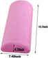 SKYZONAL Memory Foam Bolster Pillow for Neck Back Lumbar Spine Knee Pain Relief Pillow Support Half-Moon?Pink?