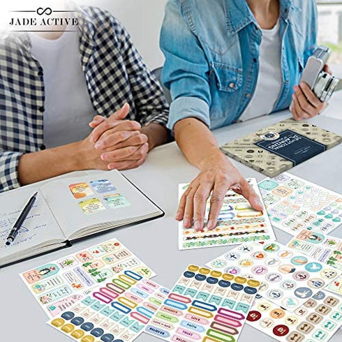 Christian Journaling Stickers, Faith Stickers for Journals and Planners, 840+ PCS Religious Stickers, Bible Journaling Stickers, Inspirational Stickers