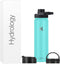 H2 Hydrology Adventure Water Bottle with 3 LIDS | Double Wall Vacuum Insulated Stainless Steel Wide Mouth | Sports Hot & Cold Leak Proof Sweat Free Thermos