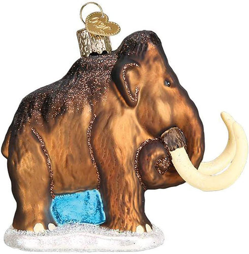 Old World Christmas Ornaments Woolly Mammoth Glass Blown Ornaments for Christmas Tree