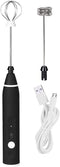 Milk Frother Handheld Frother Whisk, Electric Coffee Foam Maker Mini Blender USB Rechargeable Drink Mixer for Latte, Cappuccino, Hot Chocolate, Frappe, Matcha, Hot Chocolate