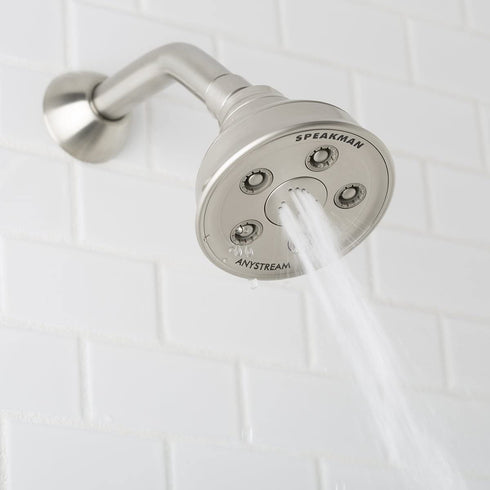 Speakman, Brushed Nickel S-3014-BN-E2 Caspian Anystream Adjustable 2.0 GPM Shower Head