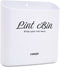 Magnetic Lint Bin for Laundry Room by CASAJIN - Space Saving Lint Bin Holder for Laundry Room Décor - Waste Bin with Magnetic Strip for Dryer, Washer, or Wall Mount